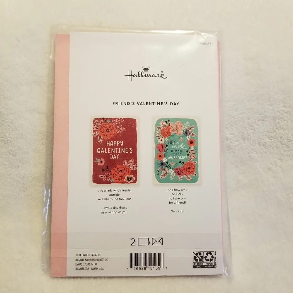 Hallmark Valentine's Day Card Assortment 7 New Cards For Husband Friends Others
